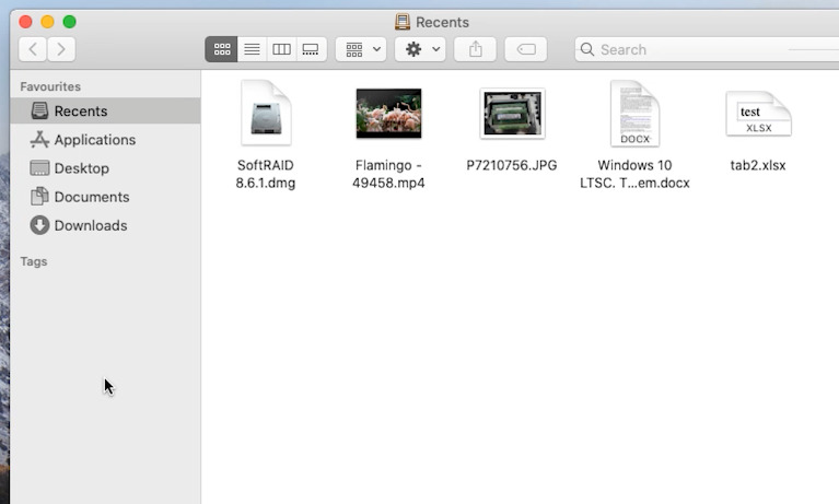 SoftRAID array not showing in Finder
