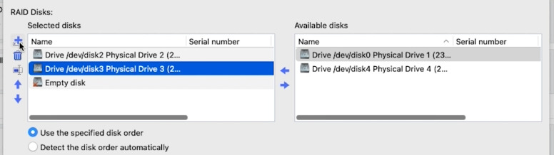 Hetman RAID Recovery: Add empty disk Hetman RAID Recovery: Add empty disk