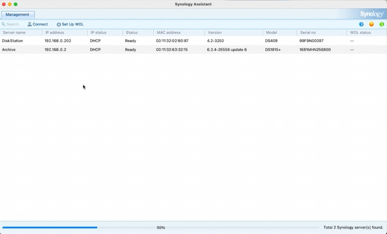 Synology DS409: Synology Assistant Synology DS409: Synology Assistant
