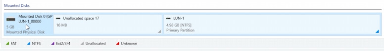 Hetman RAID Recovery: virtual disk in the main program window after mounting