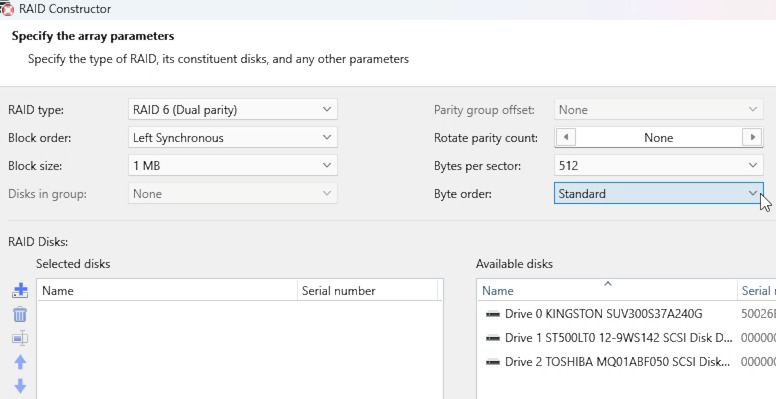 Hetman RAID Recovery: типичные параметры для Dell PowerEdge Hetman RAID Recovery: типичные параметры для Dell PowerEdge