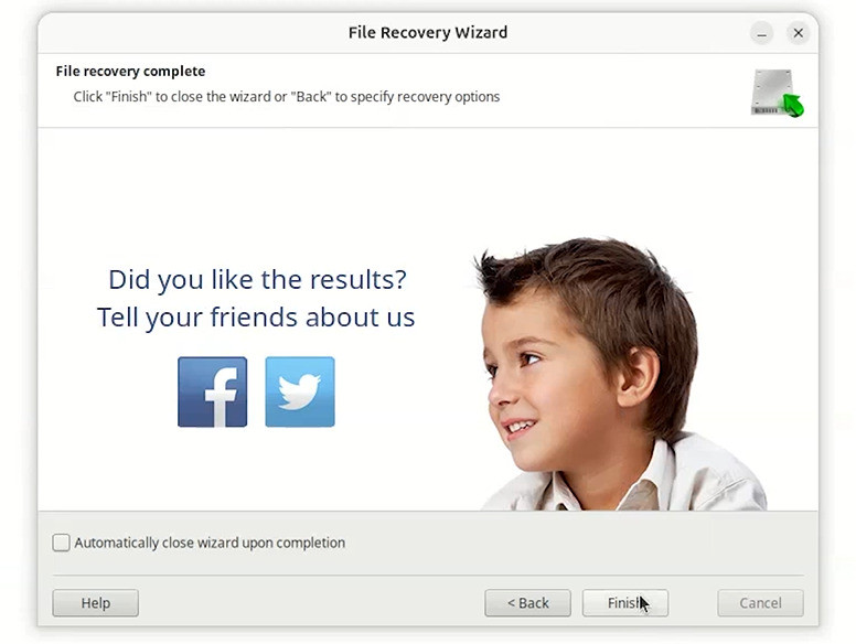 Hetman RAID Recovery: completed data recovery from ZFS pool