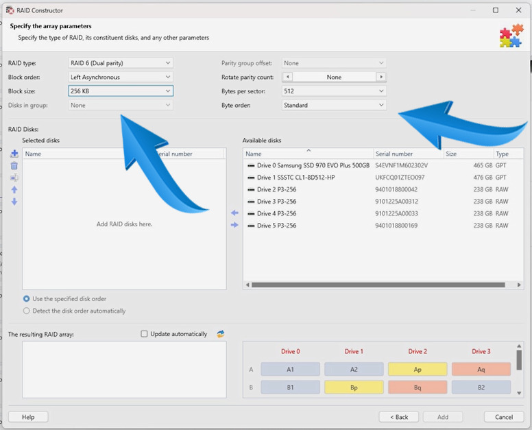 Hetman RAID Recovery: RAID Constructor Hetman RAID Recovery: RAID Constructor