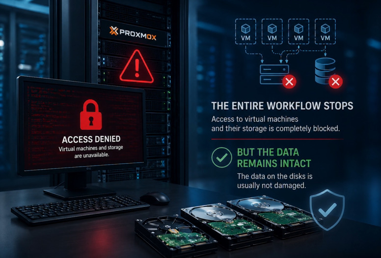Causes of data loss in Proxmox Causes of data loss in Proxmox