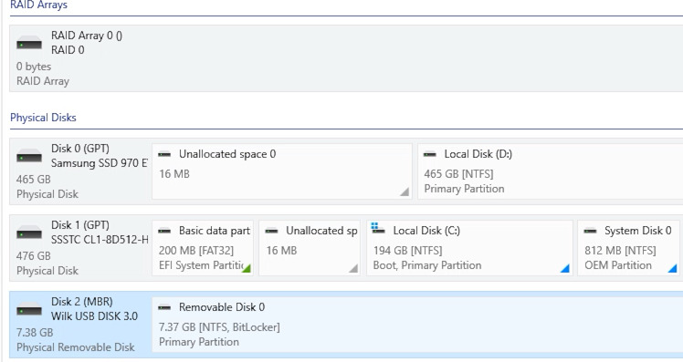 Hetman Partition Recovery: gesperrtes BitLocker-Flash-Laufwerk