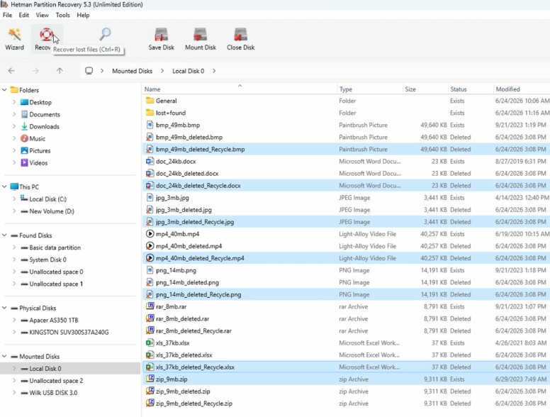 Hetman Partition Recovery: восстановление файлов из удаленного раздела LUKS