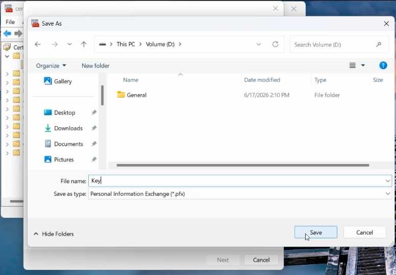Диспетчер сертификатов: Личное - Сертификаты - Encrypting File System - Все задачи - Экспорт Диспетчер сертификатов: Личное - Сертификаты - Encrypting File System - Все задачи - Экспорт