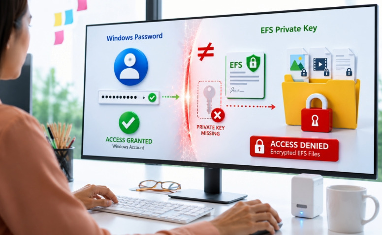 Возможности и ограничения ключа EFS Возможности и ограничения ключа EFS