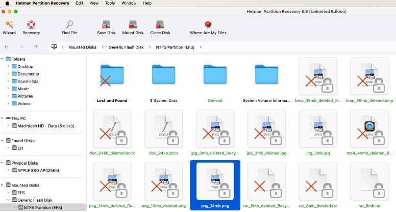 Hetman Partition Recovery: зашифрованные элементы Hetman Partition Recovery: зашифрованные элементы
