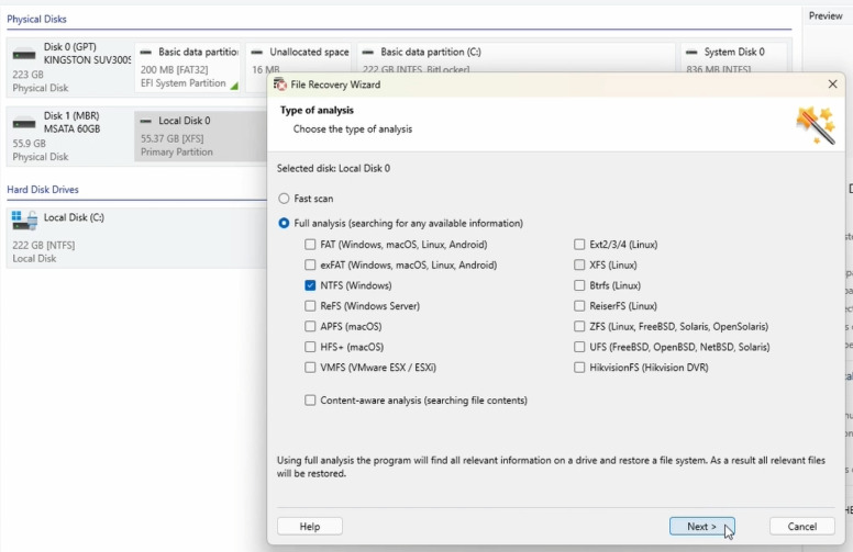 Hetman RAID Recovery: we focus on searching for the NTFS structure Hetman RAID Recovery: we focus on searching for the NTFS structure