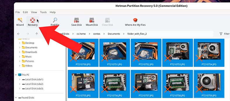 Hetman Partition Recovery: відновлення файлів