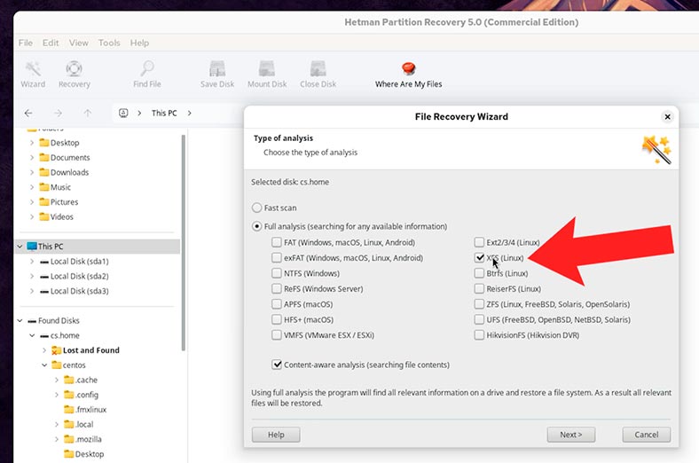 Hetman Partition Recovery: Повний аналіз диска