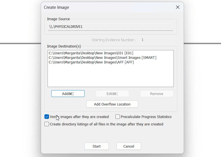 Exterro FTK Imager: запустіть процес створення образів Exterro FTK Imager: запустіть процес створення образів