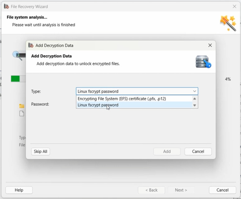 Hetman Partition Recovery : message indiquant qu’un déverrouillage est requis