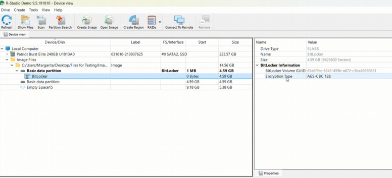 R-Studio : prise en charge de BitLocker et d’APFS chiffré