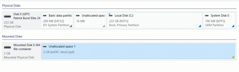 Hetman Partition Recovery: Anzeige des VeraCrypt-Containers als normales Laufwerk