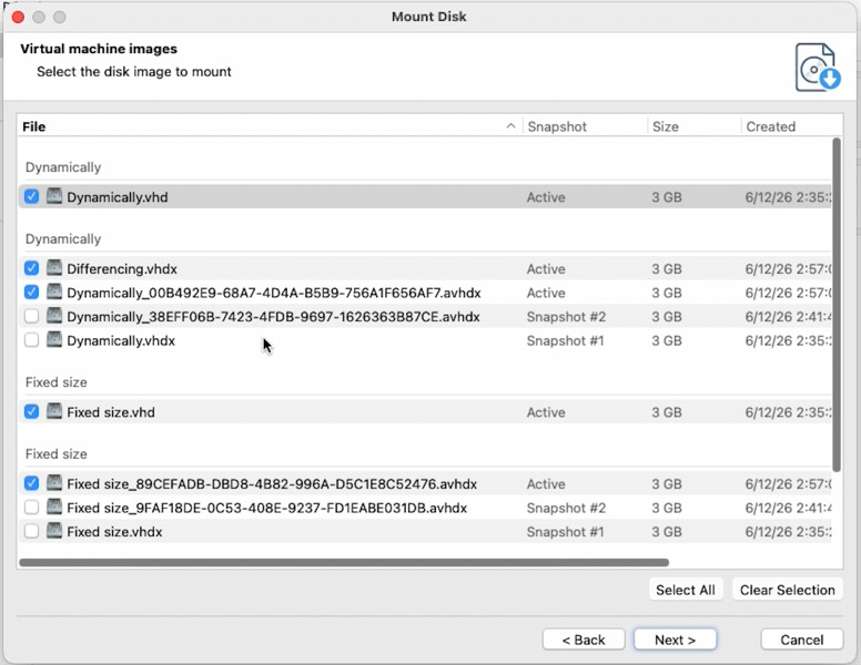 Hetman RAID Recovery: образы Hyper-V, обнаруженные программой