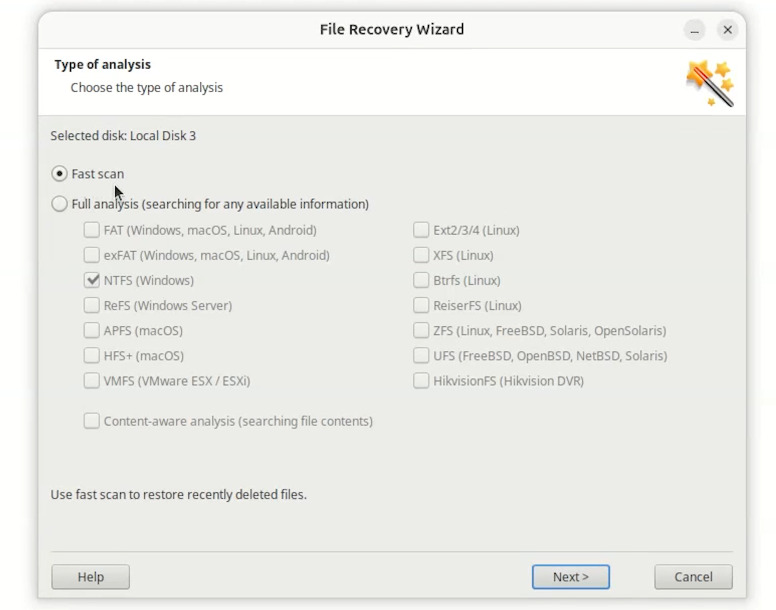 Hetman RAID Recovery: Scannen eines Datenträgers einer virtuellen Maschine Hetman RAID Recovery: Scannen eines Datenträgers einer virtuellen Maschine