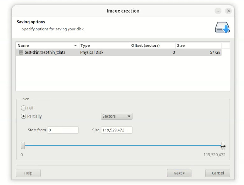 Hetman RAID Recovery: Konfiguration der Erstellung eines Proxmox-Datenträgerabbilds Hetman RAID Recovery: Konfiguration der Erstellung eines Proxmox-Datenträgerabbilds