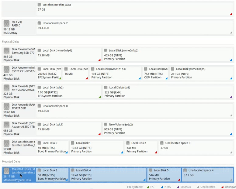 Hetman RAID Recovery: eingebundenes Proxmox-Datenträgerabbild Hetman RAID Recovery: eingebundenes Proxmox-Datenträgerabbild