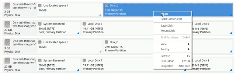 Hetman RAID Recovery: Scannen eines zusätzlichen Laufwerks einer virtuellen Maschine Hetman RAID Recovery: Scannen eines zusätzlichen Laufwerks einer virtuellen Maschine