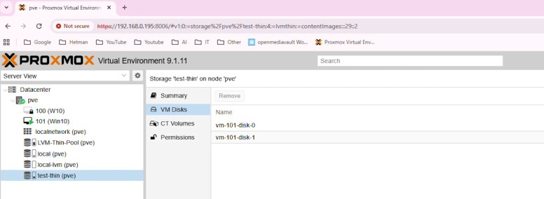Proxmox: Festplatten einer virtuellen Maschine Proxmox: Festplatten einer virtuellen Maschine