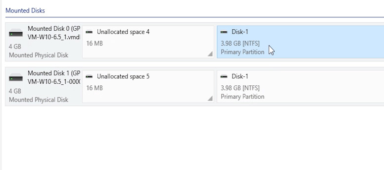 Hetman Partition Recovery: подключенные файлы снимков
