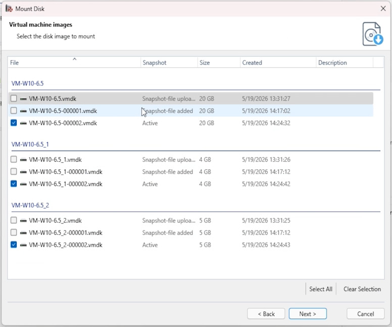 Hetman Partition Recovery: подключение файлов снимка