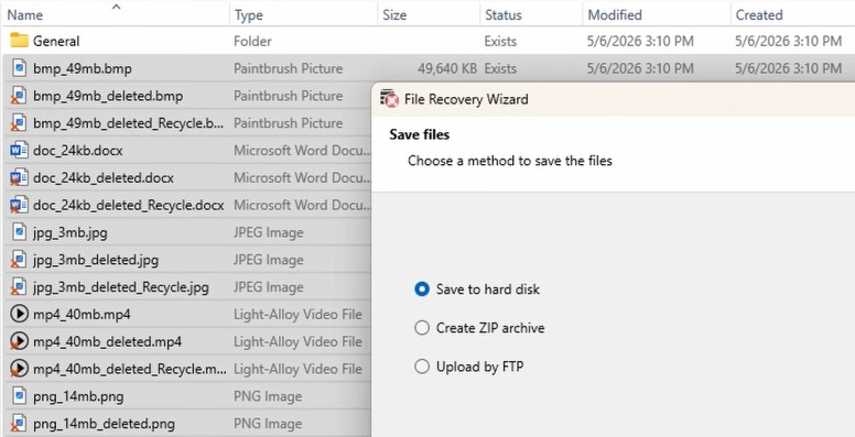 Hetman RAID Recovery: Recovering Found Files Hetman RAID Recovery: Recovering Found Files