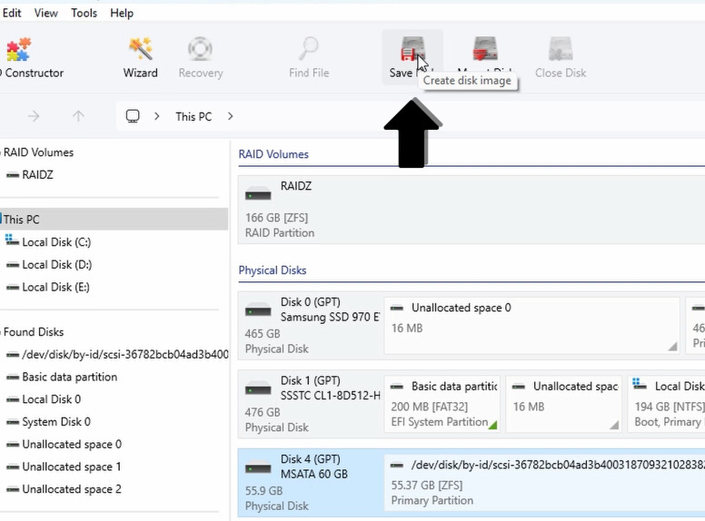 Hetman RAID Recovery: Creating a Disk Image Hetman RAID Recovery: Creating a Disk Image