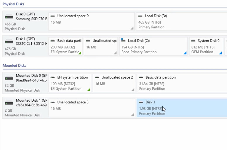 Hetman RAID Recovery: змонтовані снапшоти Hetman RAID Recovery: змонтовані снапшоти