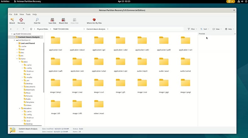 Hetman Partition Recovery: Глибокий аналіз Debian Hetman Partition Recovery: Глибокий аналіз Debian
