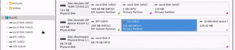 Hetman Partition Recovery: hfs+ диск