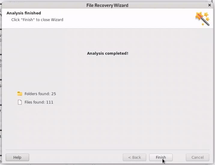 Hetman Partition Recovery: Швидкий аналіз завершено