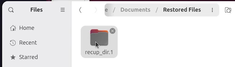 Photorec створить папки recup_dir.1, recup_dir.2