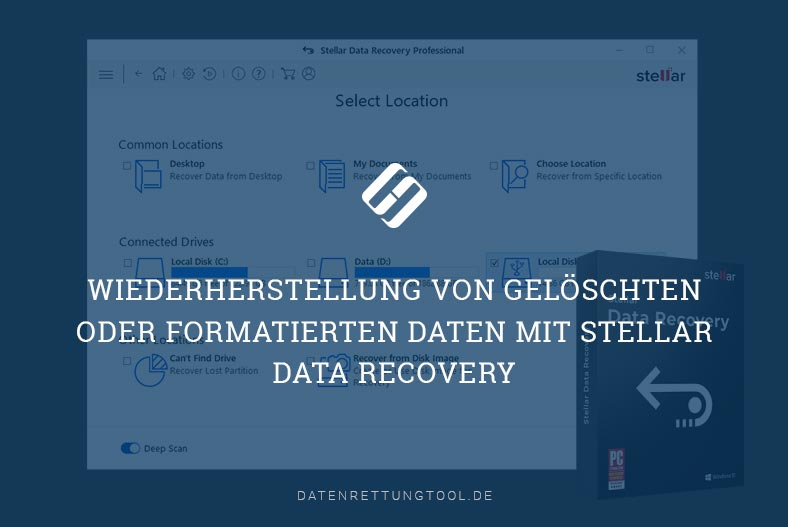 Wiederherstellung Von Gelöschten Oder Formatierten Daten Mit Stellar ...