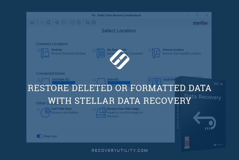 Restore Deleted Or Formatted Data With Stellar Data Recovery