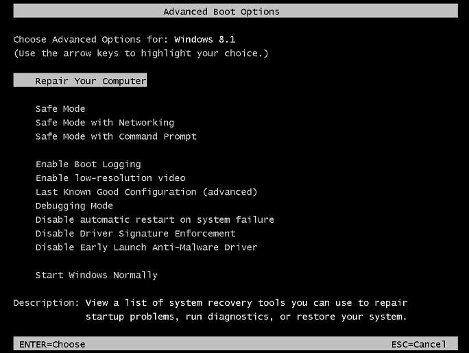 Restore The Last Known Good Registry Configuration