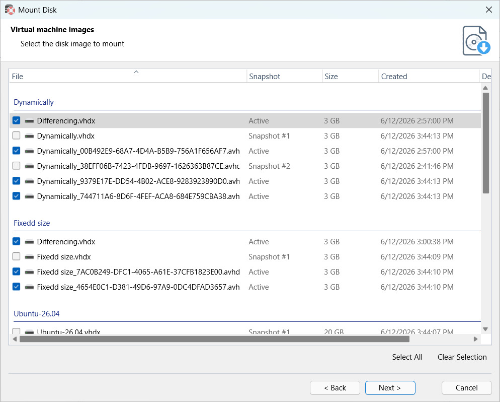 Virtual Machine Disks and Snapshots Virtual Machine Disks and Snapshots