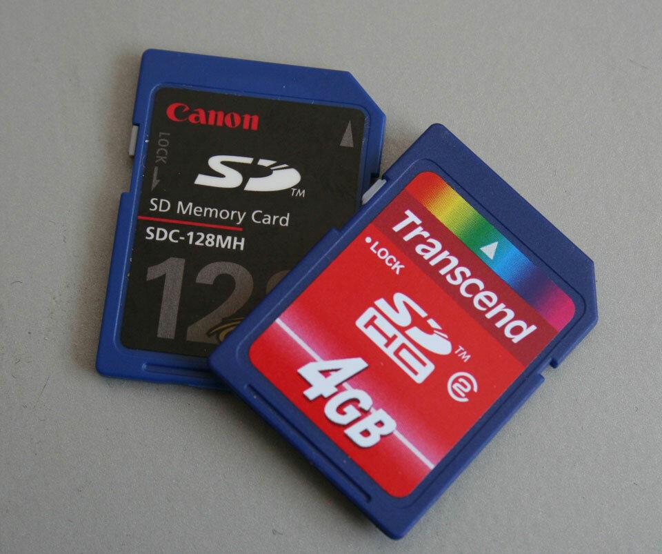 Unlock the memory card