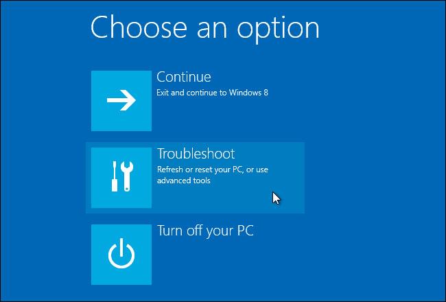 Zusätzliche Optionen in Windows 10