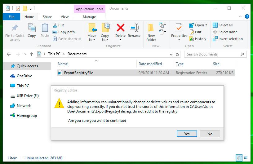 Registry Editor Windows 10